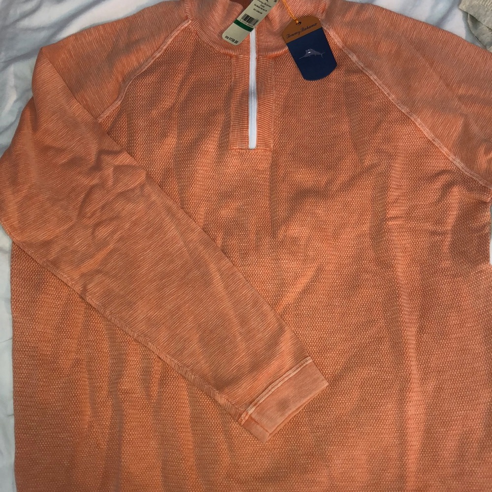 Coral Tommy Bahama Half Zip